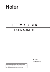 Haier LE42D10FM User Manual