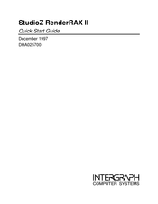 Intergraph StudioZ RenderRAX II Quick Start Manual
