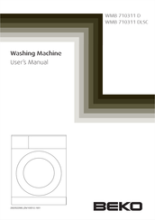 Beko WMB 710311 D User Manual