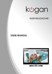 Kogan KGNFHDLED42VAB User Manual