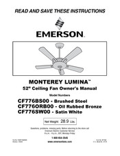 Emerson CF776SW00 Owner's Manual