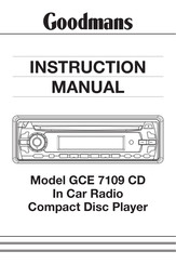 Goodmans GCE7109CD Instruction Manual