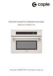 Caple CM209SS Instruction Manual
