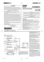 Citizen JCTV1372SB Owner's Manual