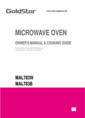 Goldstar MAL783W Owner's Manual & Cooking Manual