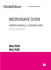 Goldstar MAL783B Owner's Manual & Cooking Manual