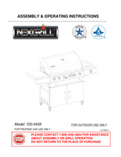 Nexgrill 720-0459 Assembly & Operating Instructions