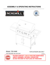 Nexgrill 720-0486 Assembly & Operating Instructions