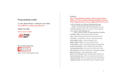 Reecom Electronics R-1630C Programming Manual