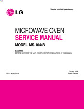 LG MS-1044B Service Manual