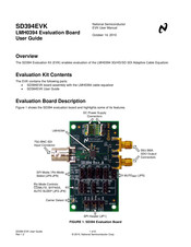 National Semiconductor SD394EVK User Manual
