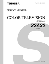 Toshiba 32A32 Service Manual