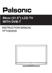 Palsonic TFTV835HD Instruction Manual