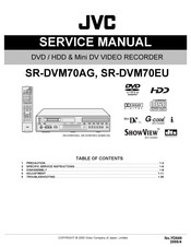 Jvc SR-DVM70AG Service Manual