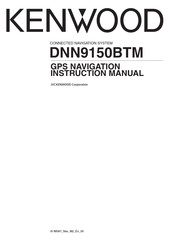 Kenwood DNN9150BTM Instruction Manual