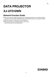 Casio XJ-UT310WN Network Function Manual