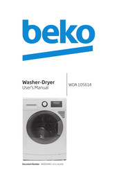 Beko WDA 105614 User Manual