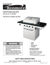 Kenmore 415.16647900 Use And Care Manual