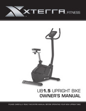 Xterra UB1.5 Owner's Manual