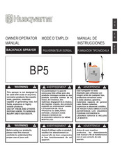 Husqvarna BP5 Owner's/Operator's Manual