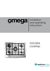 Omega OG72XA Installation And Operating Instructions Manual