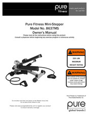 Pure Fitness 8637MS Owner's Manual