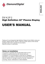 Diamond Digital DV42P2 User Manual