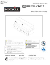 Nexgrill 740-0594A Instructions For Use Manual