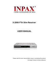 Inpax X-2006 User Manual