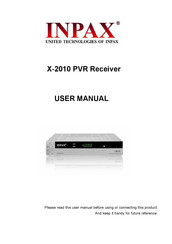 Inpax X-2010 User Manual