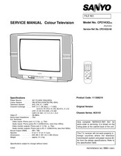 Sanyo CP21KX2 Service Manual