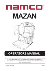NAMCO Mazan Operator's Manual