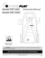 Powerplay Pressure Jet PJR1500C Instruction Manual