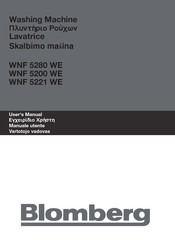 Blomberg WNF 5280 WE User Manual