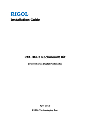 Rigol RM-DM-3 Installation Manual