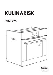 IKEA Kulinarisk Faktum Instruction Manual