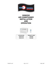 Thermal Zone WAC6115R Installation And Operation Manual