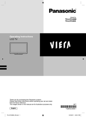 Panasonic viera TH-L37U30M Operating Instructions Manual