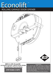 B&D EconoLift Installation Instructions Manual
