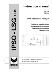 IPSO WE234 Instruction Manual