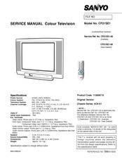 Sanyo CP21SE1 Service Manual