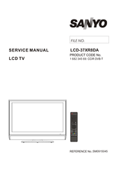 Sanyo LCD-37XR8DA Service Manual