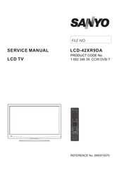 Sanyo LCD-42XR9DA Service Manual