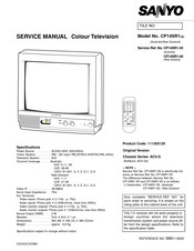 Sanyo CP14SR1-65 Service Manual