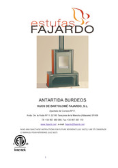 FAJARDO ANTARTIDA BURDEOS User Manual