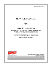 CEECO SSP-561-D Service Manual