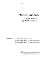 Midea MSF3-12HRN2(AAC-12ESCH) Service Manual