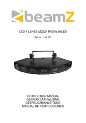 Beamz LED 7 LENSE MOON RGBW 84LED Instruction Manual