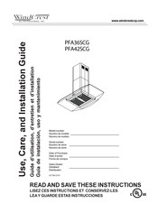Wind Crest PFA36SCG Use, Care And Installation Manual