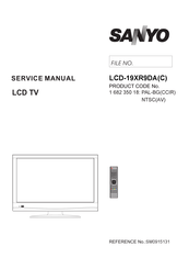 Sanyo LCD-19XR9DA(C) Service Manual
